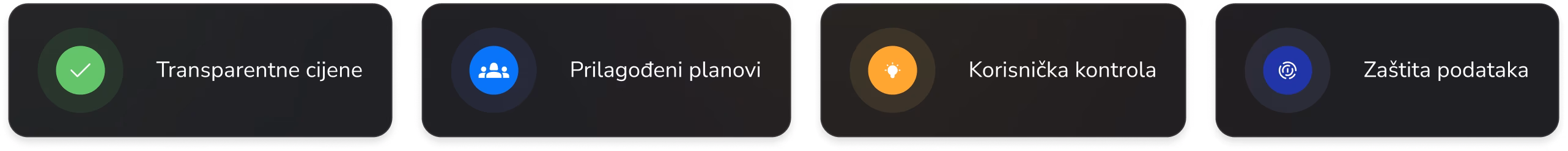 <p>Postavite više ciljeve. Uštedite vrijeme. Uštedite novac. Optimizirajte. Unaprijedite.</p>

<p style="text-align: center;"><br><a class="btn btn-primary" style="width:550px !important" href="/menu/28">Imate pitanja o funkcionalnostima? Zakažite konzultacije</a><br><br></p>